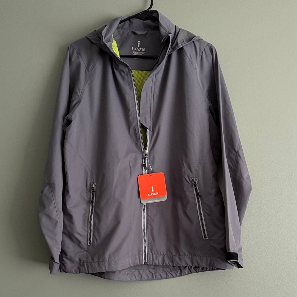 Elevate Charcoal Windbreaker for Men